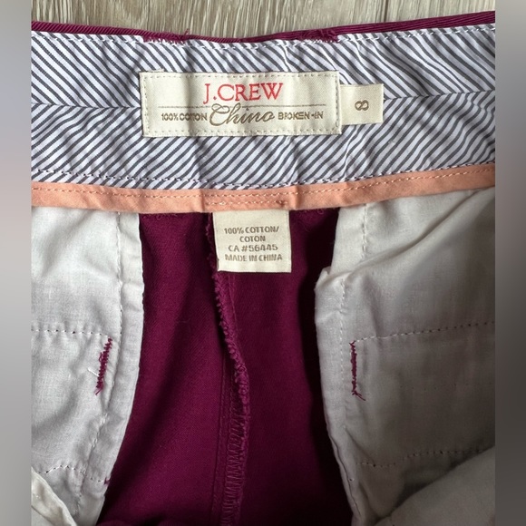 J Crew Chino Shorts size 8 - Picture 2 of 3